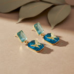 Blue Crystal Earrings GWE -219