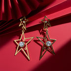 Celestial Star Drop Earrings GWE -78