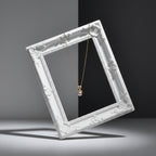 Golden Infinity Pearl Pendant Necklace GWN -38