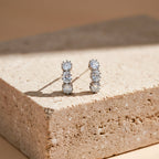 Crystal Cascade Stud Earrings GWE -88