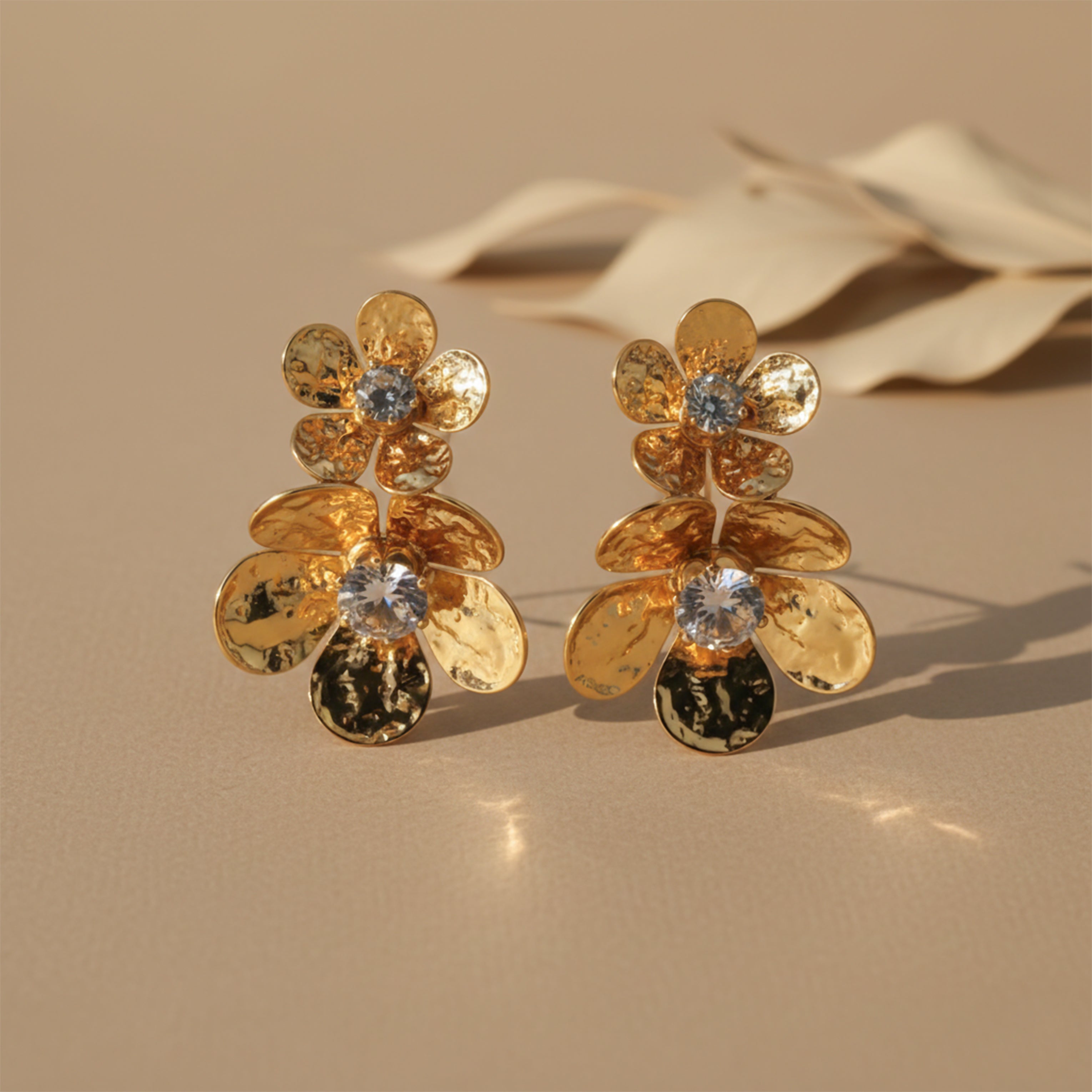 Floral Drop Earrings GWE -164