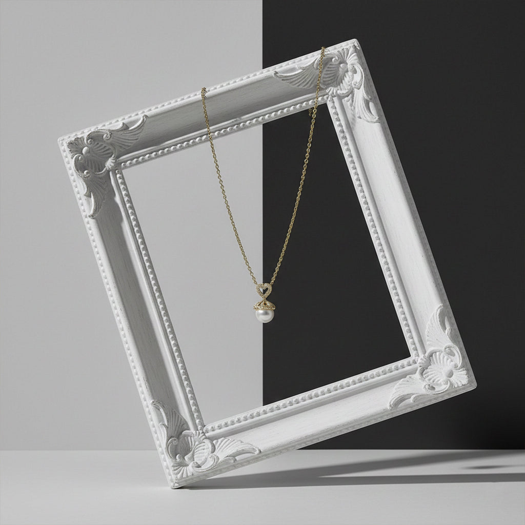 Golden Heart Necklace GWN -39