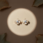 Pearl Bloom Stud Earrings GWE -107