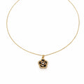 Elegant Camellia Blossom Pendant Women Necklace GWN -107