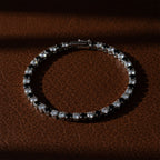 Black & White Tennis Bracelet GWB -80