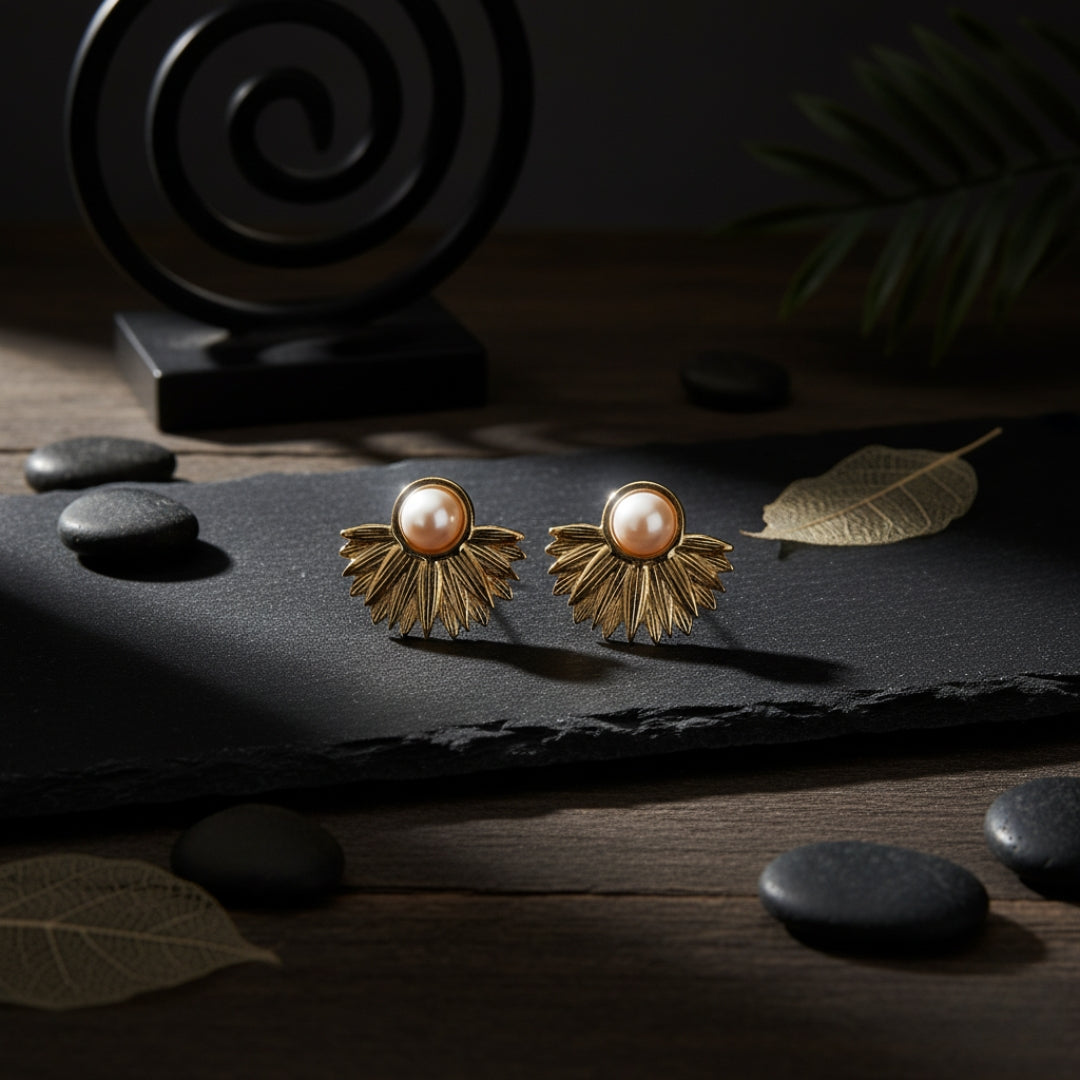 Pearl Hoop Women Earring GWE -7