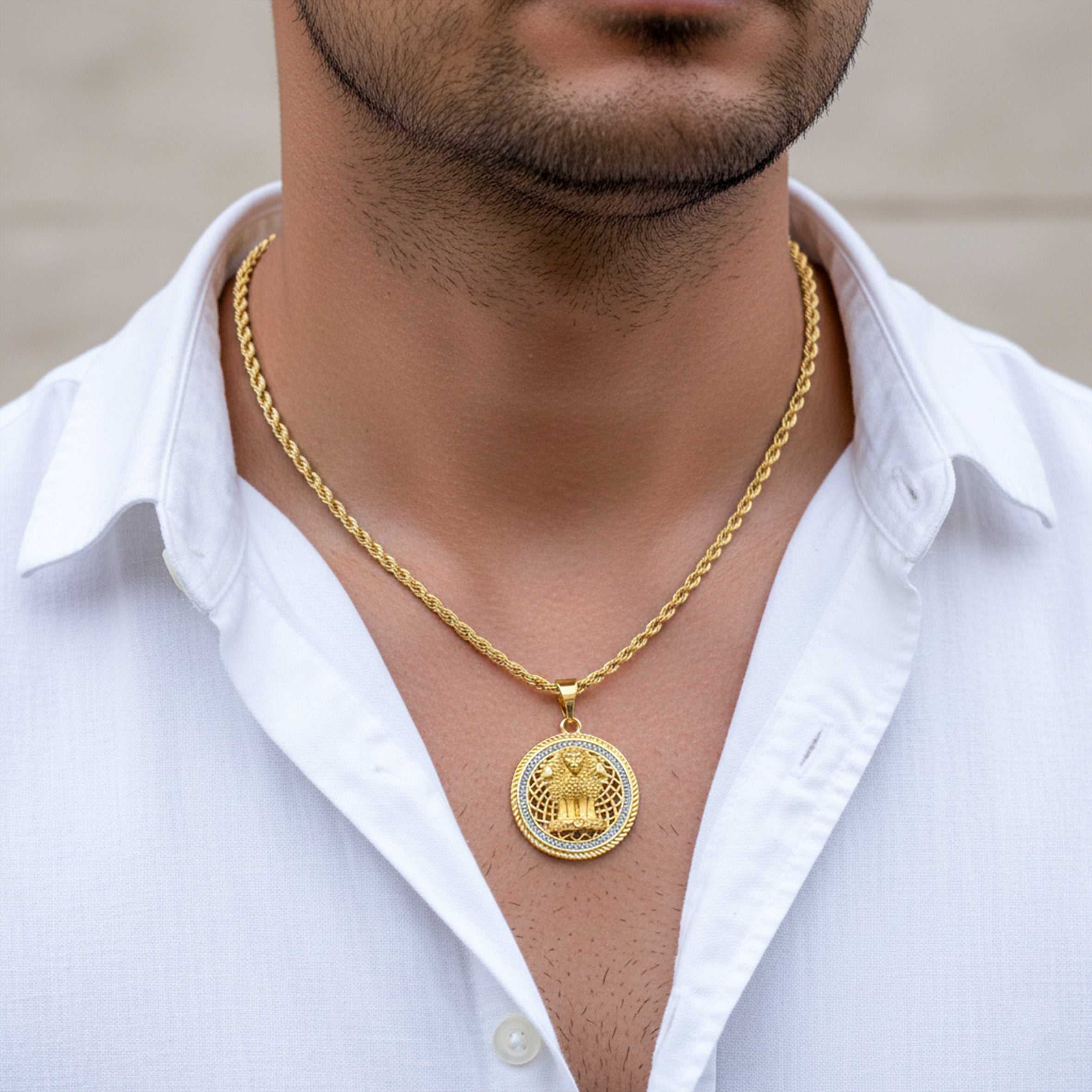 Men’s Lion Pendant Chain GMP -2