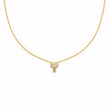 Golden Clover Spark Pendant Necklace GWN -55
