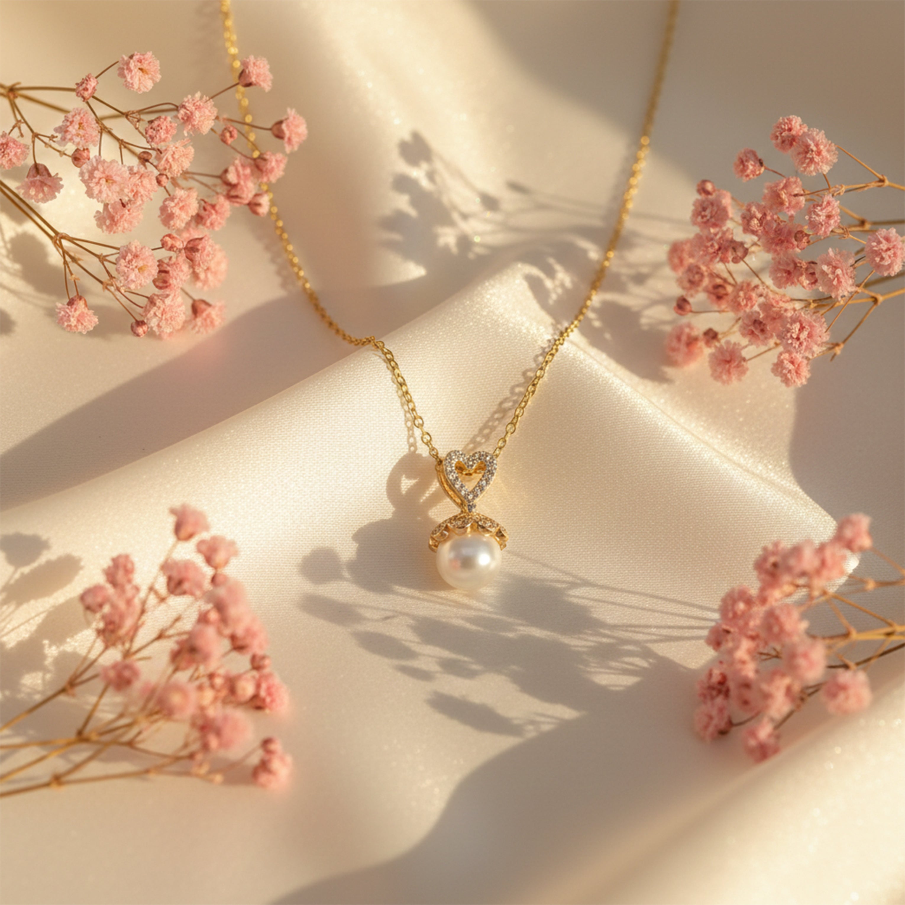 Golden Heart Necklace GWN -39