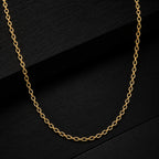 Men’s Gold Tone Oval Link Chain GMC -16