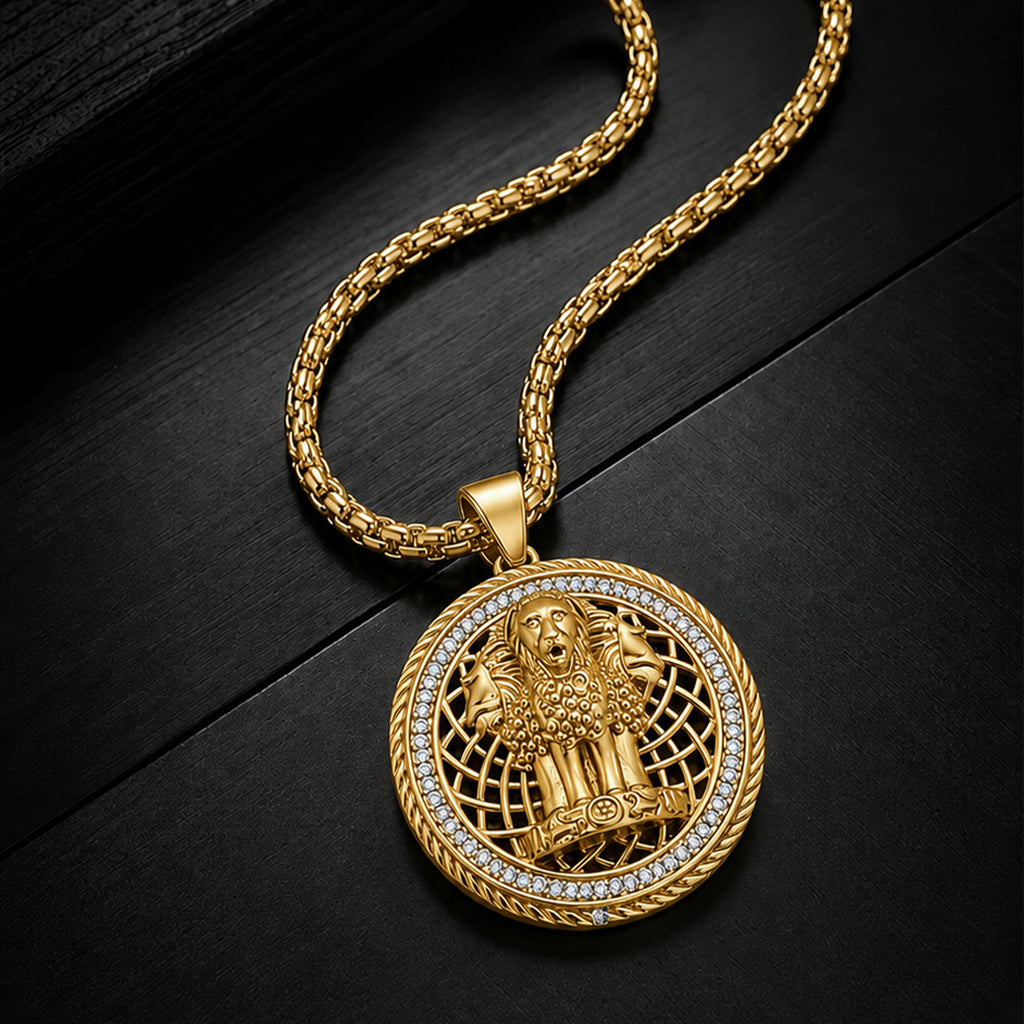 Men’s Lion Pendant Chain GMP -2