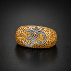 Men’s Gold Om Symbol Ring GMR -4