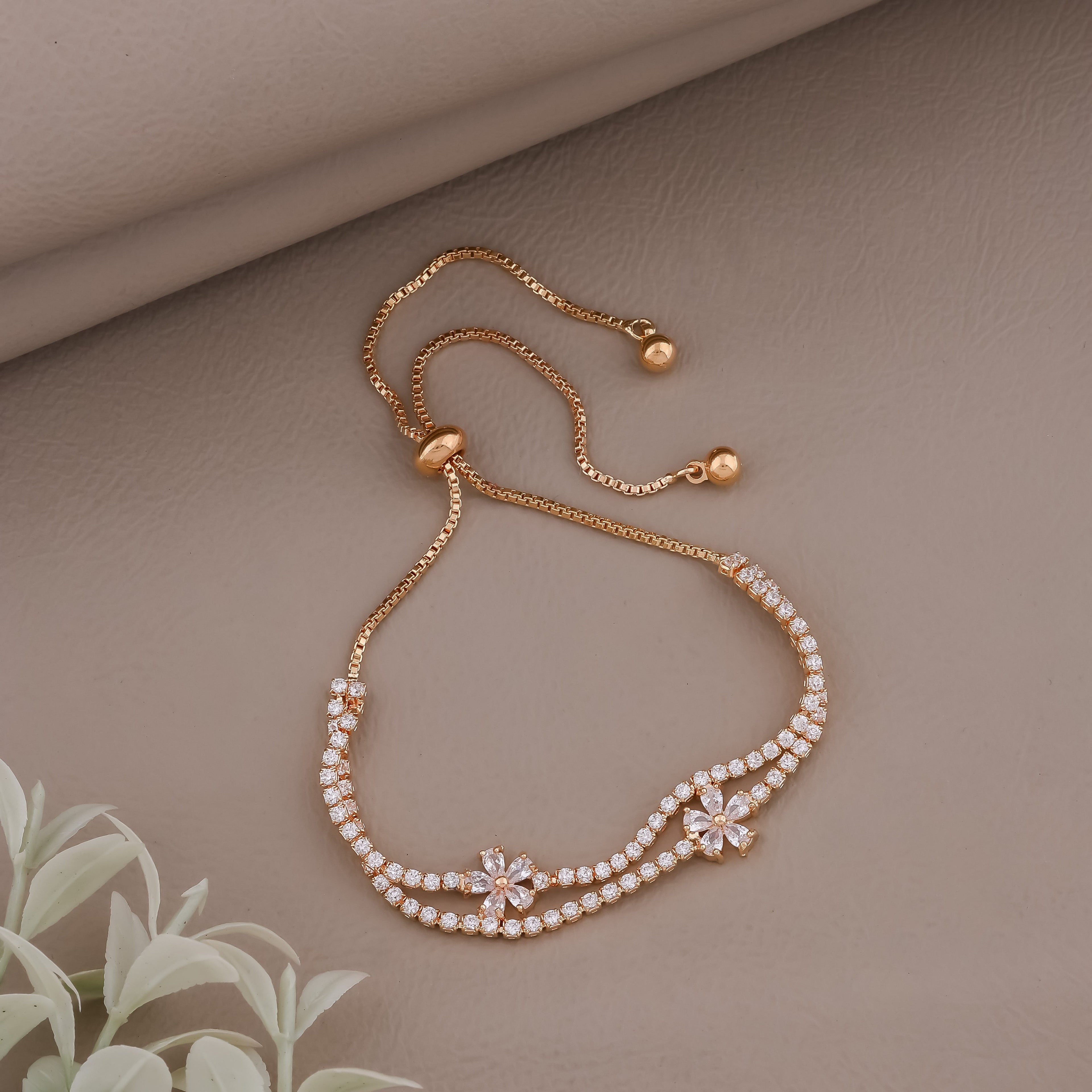 Aashika Adjustable Slider Bracele GWB -1