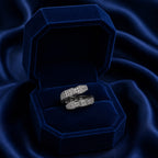 Silver Crystal Link Ring GWR -68