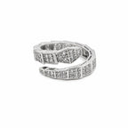 Silver Crystal Link Ring GWR -68