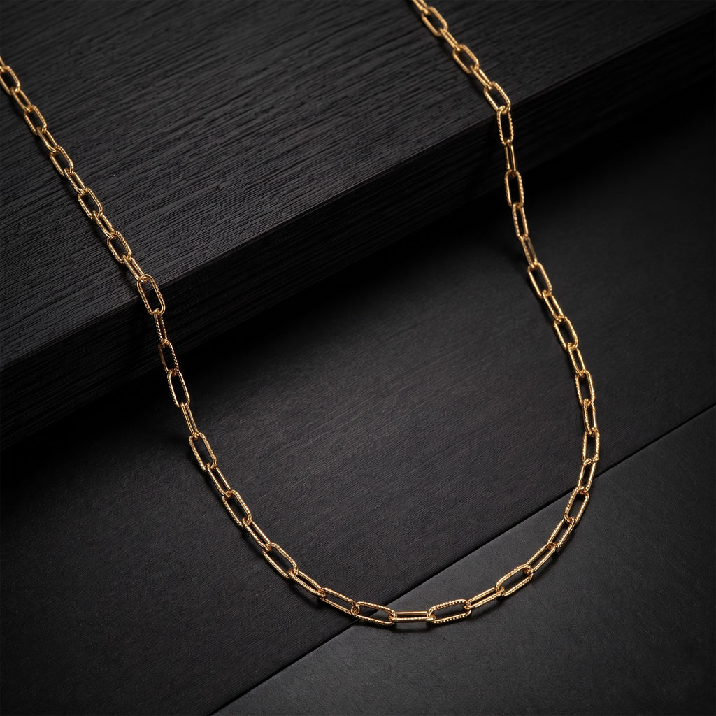 Men’s Gold Tone Link Chain GMC -37