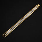 Men’s Gold-Tone Cuban Link Bracelet GMB -8
