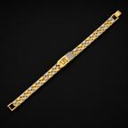 Men’s Om Symbol Gold-Tone Link Bracelet GMB -11