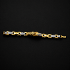 Men’s Gold-Tone Panther Link Bracelet GMC -13
