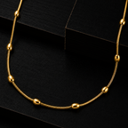 Men’s Gold Bead Accent Chain GMC -45