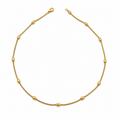 Men’s Gold Bead Accent Chain GMC -45