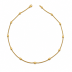 Men’s Gold Bead Accent Chain GMC -45