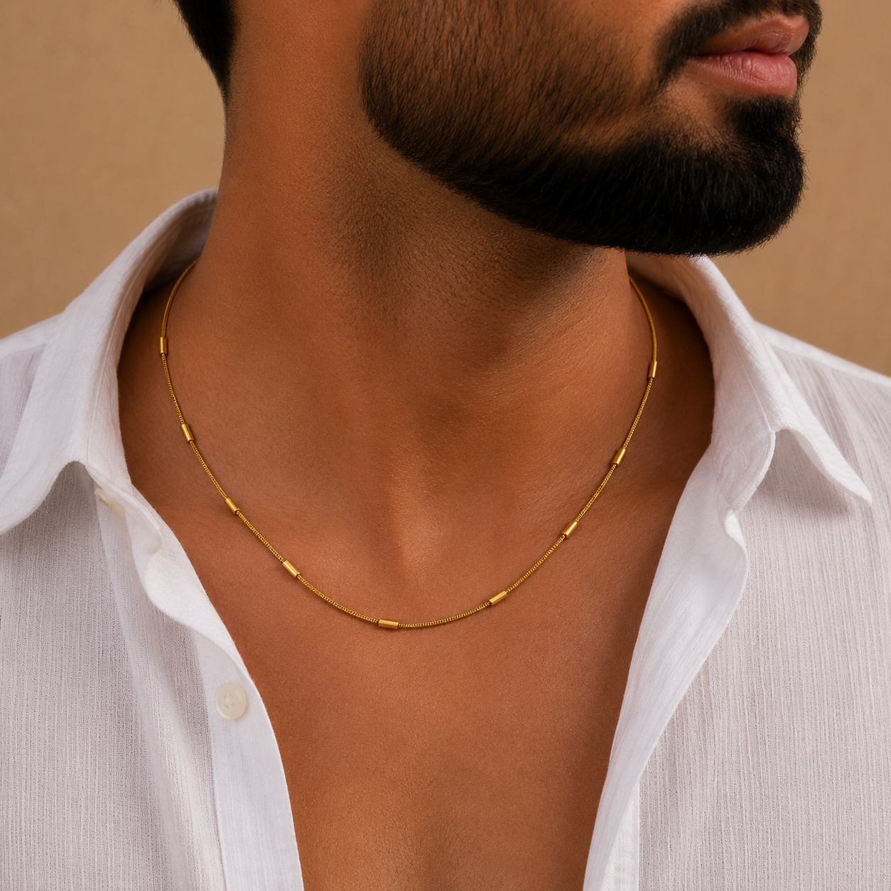 Men’s Gold Bar Accent Chain GMC -44