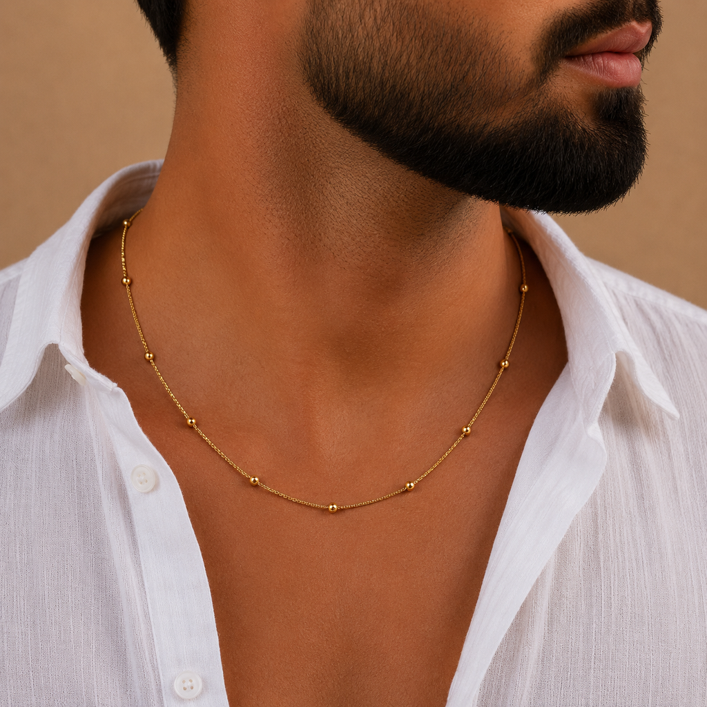 Men’s Beaded Ball Chain GMC -53