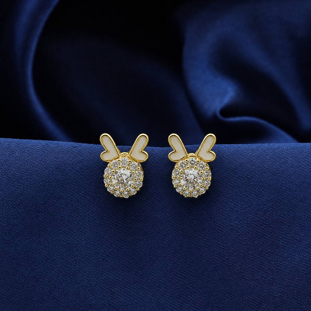 Butterfly Crystal Stud Earrings GWE -83