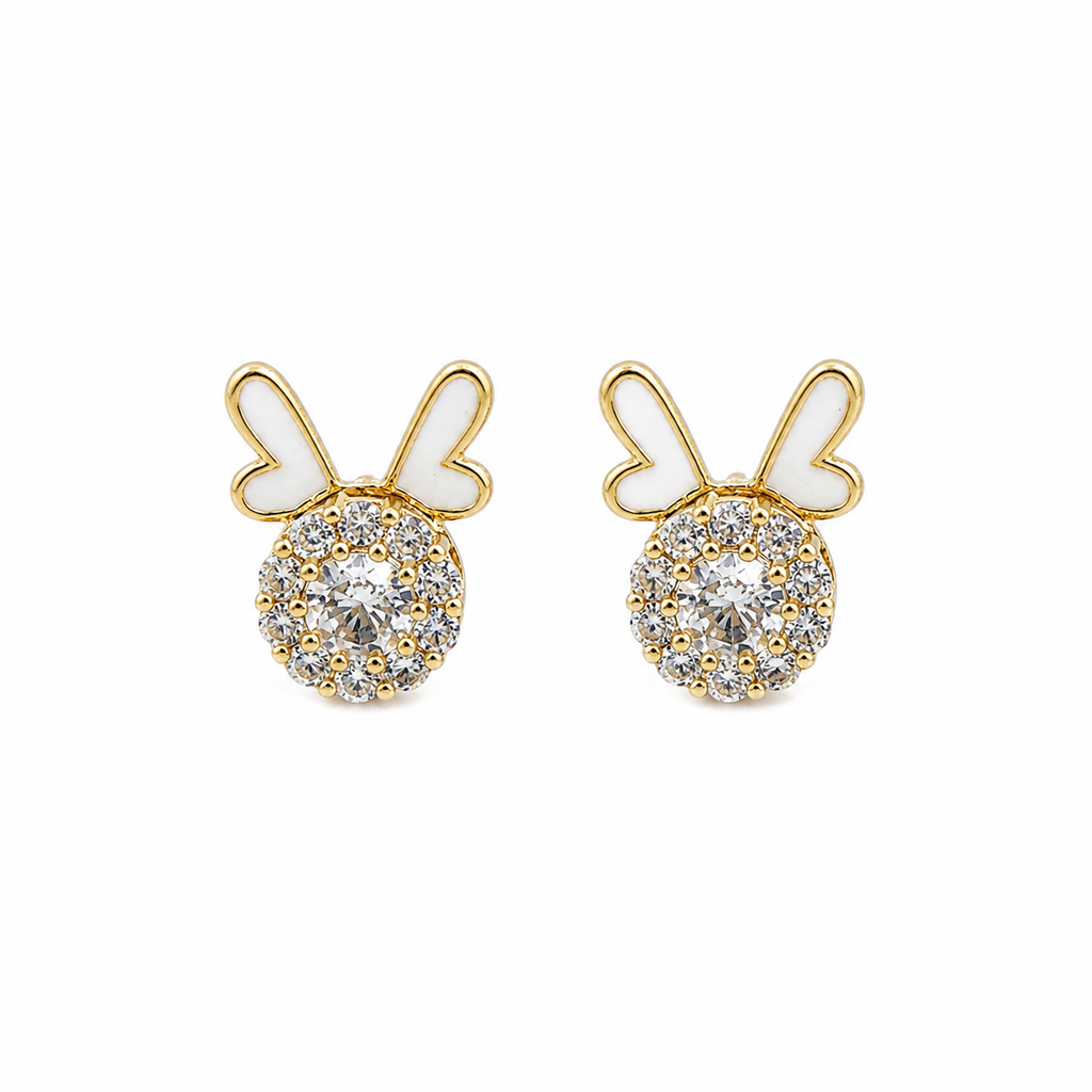 Butterfly Crystal Stud Earrings GWE -83