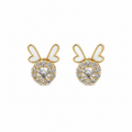Butterfly Crystal Stud Earrings GWE -83