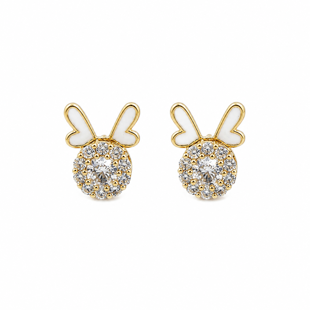 Butterfly Crystal Stud Earrings GWE -83