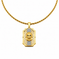 Men’s Lion Shield Pendant Chain GMP -4