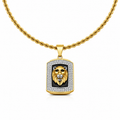 Men’s Lion Face Pendant Chain GMC -3