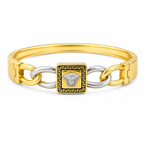 Men’s Gold & Silver Medusa Designer Kada GMK -6