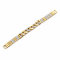 Men’s Two-Tone Cuban Link Bracelet GMB -6
