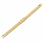 Men’s Om Symbol Gold-Tone Link Bracelet GMB -11