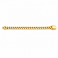 Men’s Gold-Tone Cuban Link Bracelet GMC -12