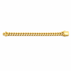 Men’s Gold-Tone Cuban Link Bracelet GMC -12