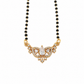 Gold Teardrop Stone Mangalsutra GM -41