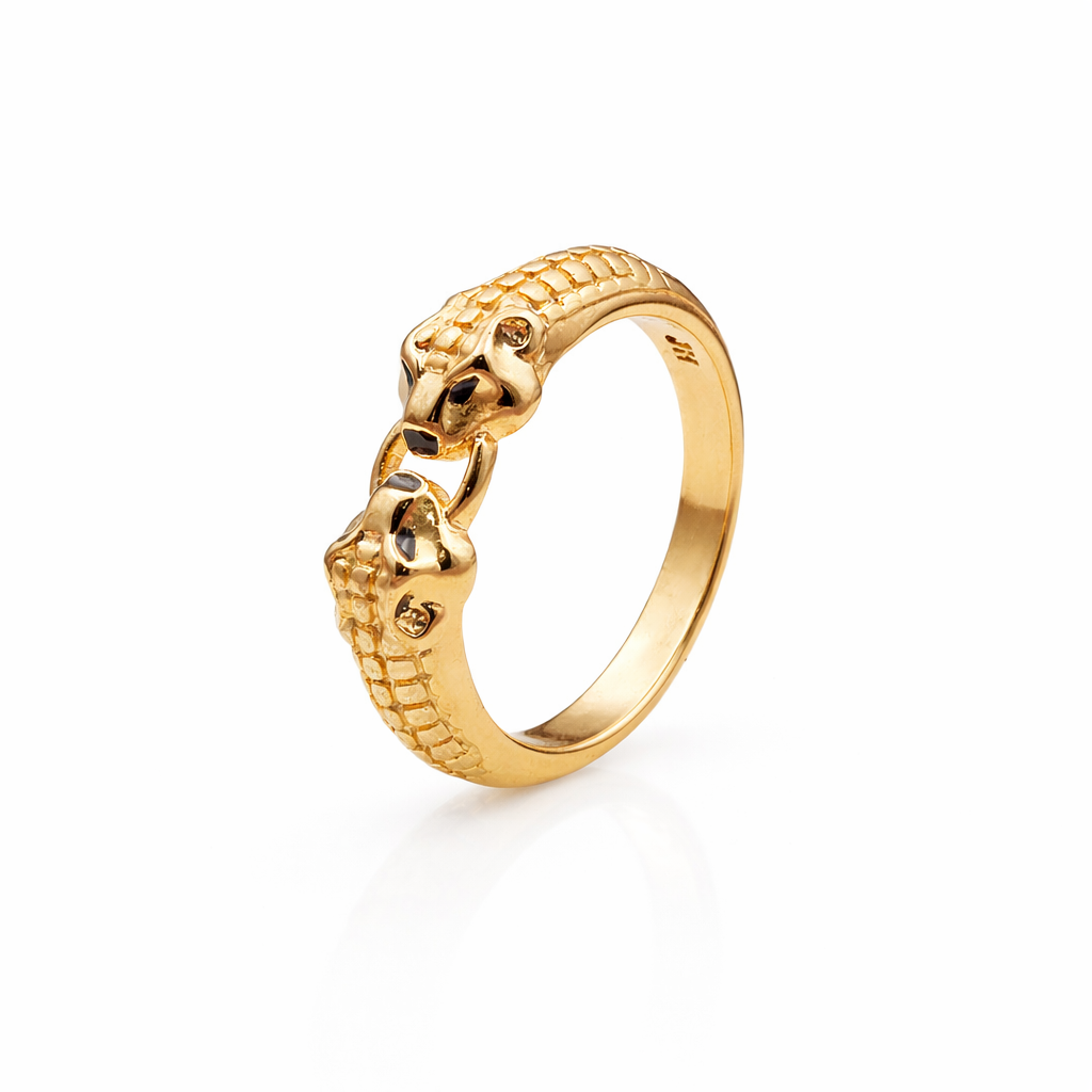 Men’s Gold Lion Head Ring GMR -2