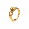 Men’s Gold Leopard Head Ring GMR -3