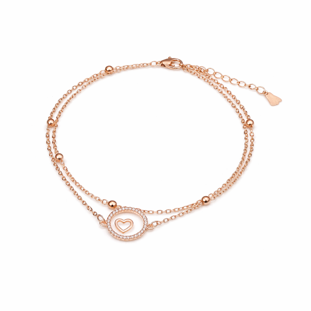 Wibestone Nivedita Anklet – Elegant Charm for Everyday Grace