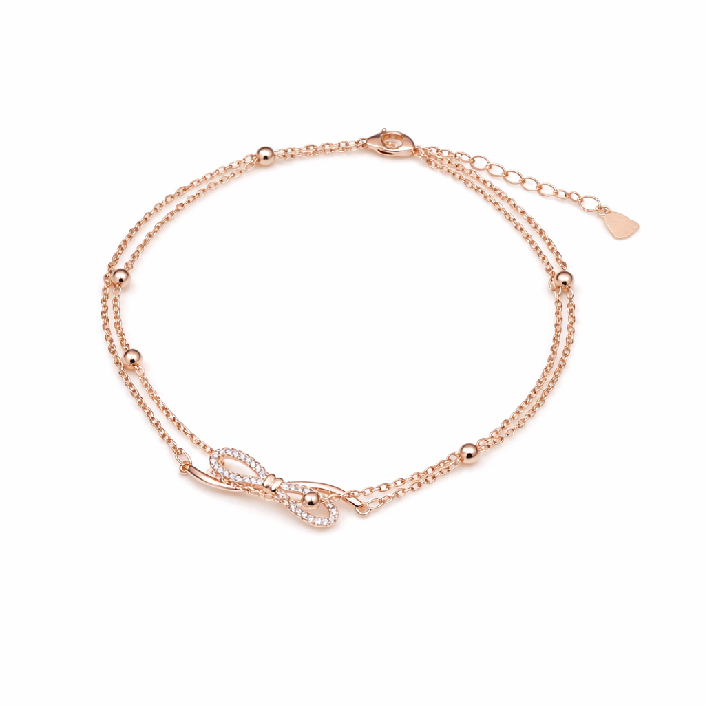 Wibestone Vedika Anklet – Timeless Elegance with Delicate Charm