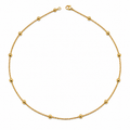 Men’s Gold Tone Beaded Chain GMC -36