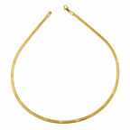 Men’s Gold Tone Mesh Herringbone Chain GMC -29