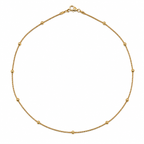 Men’s Gold Bead Snake Chain GMC -38
