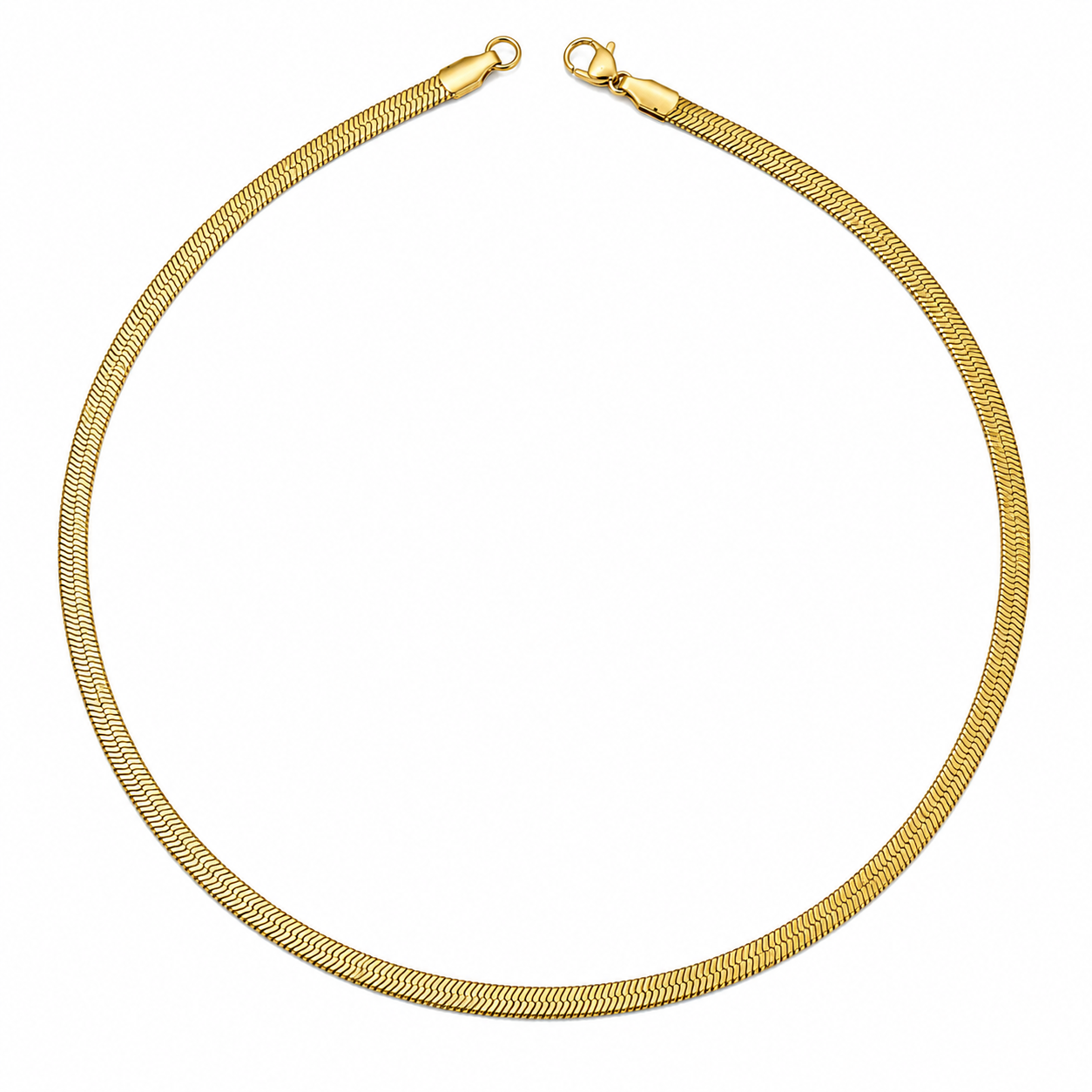 Men’s Gold Tone Herringbone Chain GMC -27