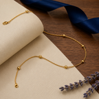Men’s Gold Tone Beaded Chain GMC -36