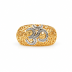 Men’s Gold Om Symbol Ring GMR -4